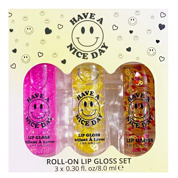 Have A Nice Day Lip Gloss Trio Box Set - Picture 1 of 5